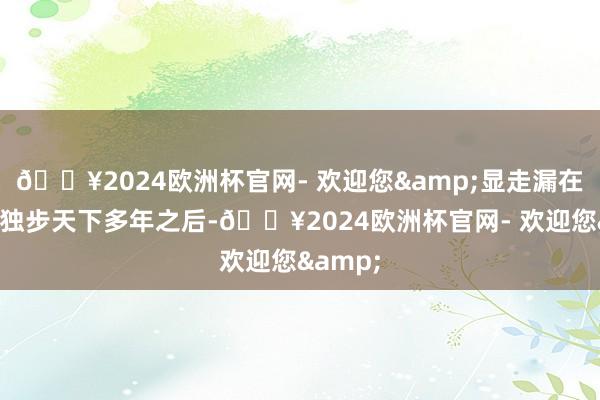 🔥2024欧洲杯官网- 欢迎您&显走漏在锂电板独步天下多年之后-🔥2024欧洲杯官网- 欢迎您&